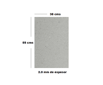 Carton piedra 2.0 38x55cm aron-m10-50