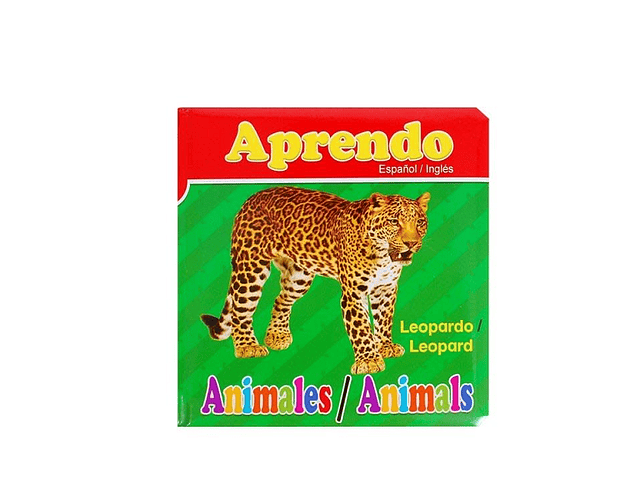 Libro aprendo animal español/ingles sicoben*3