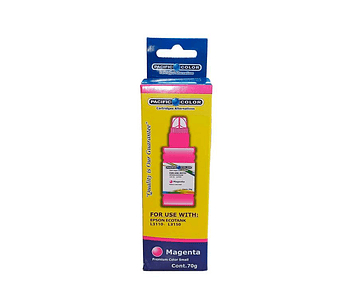 Botella tinta impresora magenta ecotank l3110 pacific color