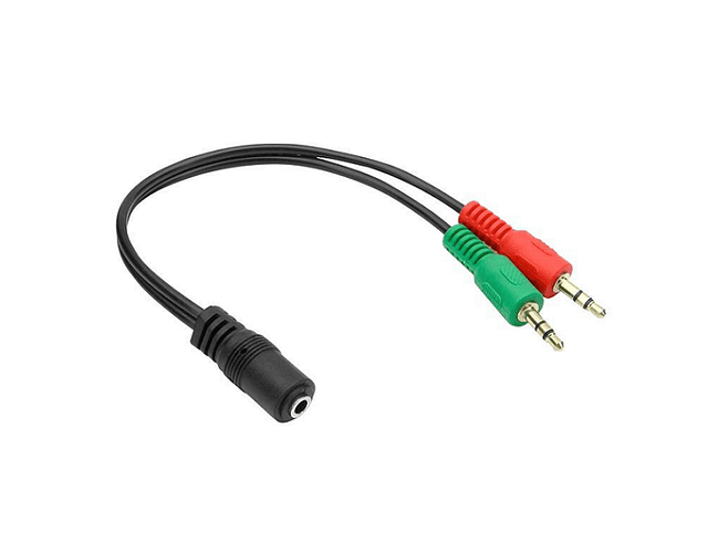 Adaptador de audifono y microfono pc imp-kolm