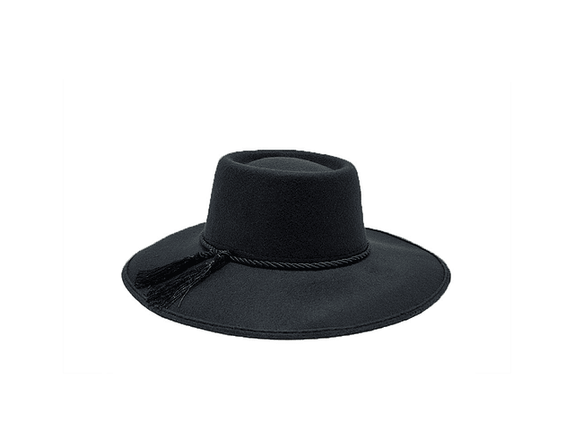 Sombrero huaso elegante chico 34.5x32x9.5-m3-m10