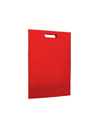 Set 10 unidades bolsas tnt rojo 31x25 feco