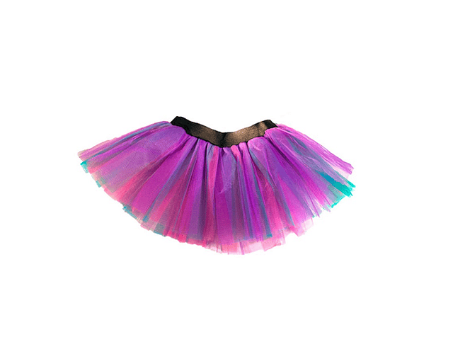 Falda ballerina multicolor 22cm-m3-m10