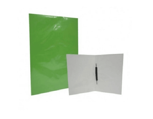 Carpeta plastica con acoclip verde claro m3-10-25