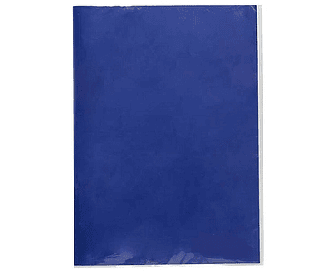 Carpeta plastica sin acoclip azul m3-10-50-300