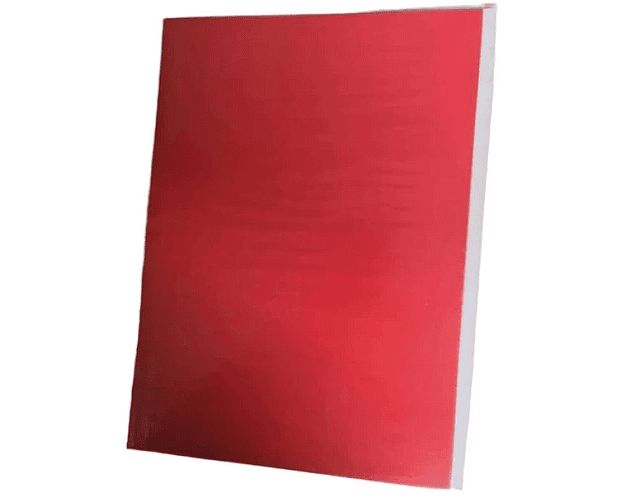 Carpeta plastica sin acoclip roja m3-10-50-300