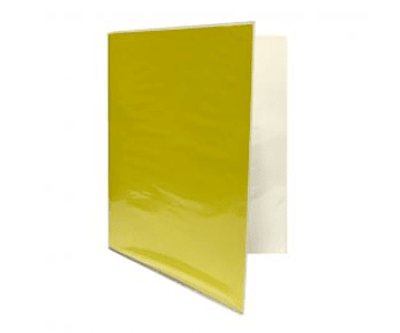 Carpeta plastica sin acoclip amarilla m3-10-50-300