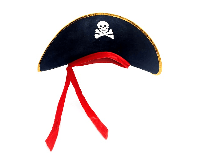 Sombrero espuma pirata corsario -m3-10