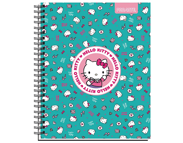 Cuaderno universitario 7mm 100hj tapa dura hello kitty proarte -m3-10-60