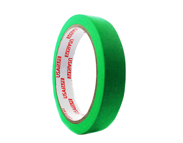 Pegote color ( masking tape )  verde 18mm x 20mt -m3-10-48