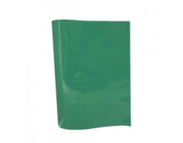 Forro libro verde oscuro plastico -m10-100