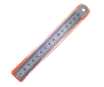 Regla metalica 15cm artel -m3-10-12