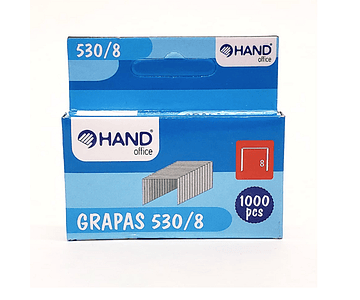Grapas 530 / 8 1000un hand-m3-m10