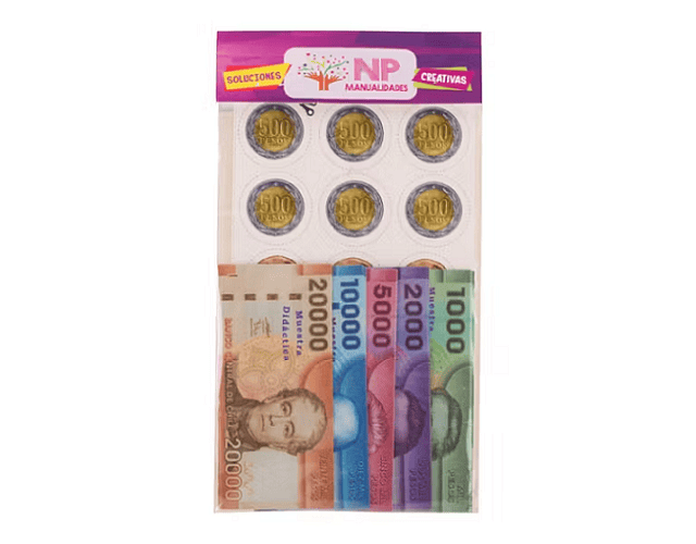 Set billetes y monedas didactico np-m3-m10
