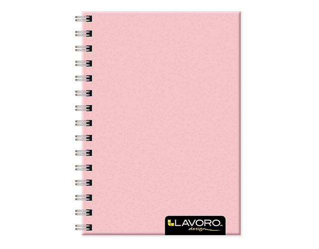 Cuaderno pocket pastel doble espiral 5mm 100hjs 10.5x1.5x15cm lavoro-m3-10-48