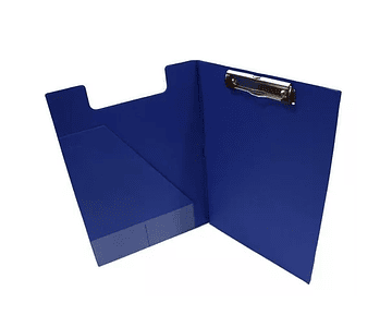 Carpeta anotador doble oficio vinilico azul nuovo/m3-m10