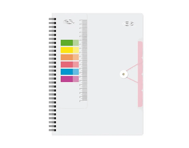 Cuaderno top tapa blanda 120 hjs mat 7mm 4 separaciones 21x29.7cm artel/m3-10