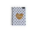 Cuaderno triple carta mat 7mm 150hjs golden&black artel/m3-10