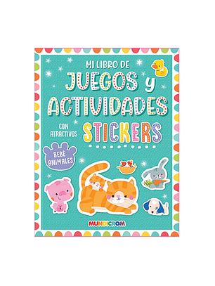 Libro de juegos y actividades bebe animales mundicrom