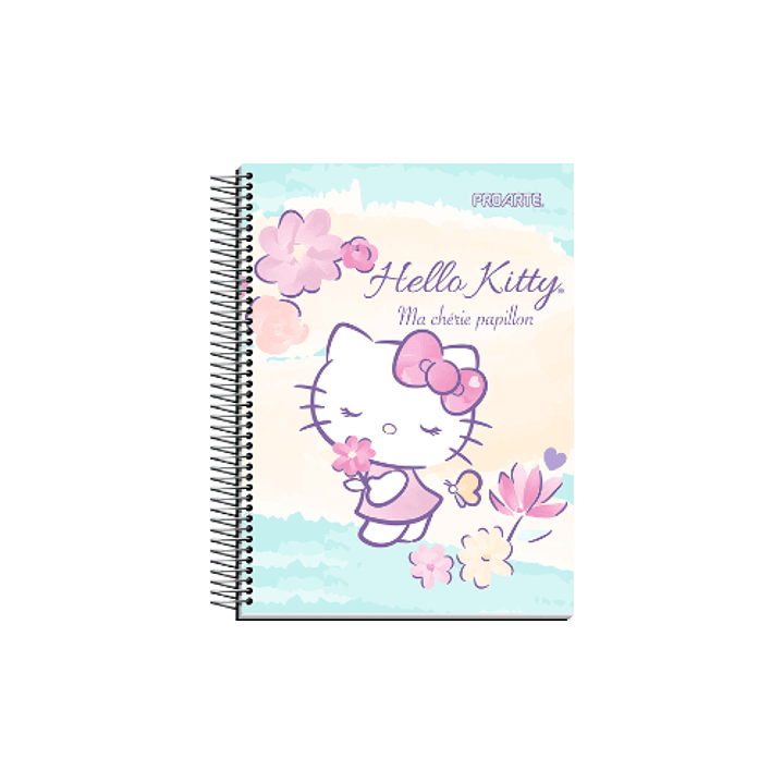 Cuaderno cuarta 17x21cm mat 7mm 150hjs hello kitty proarte 3
