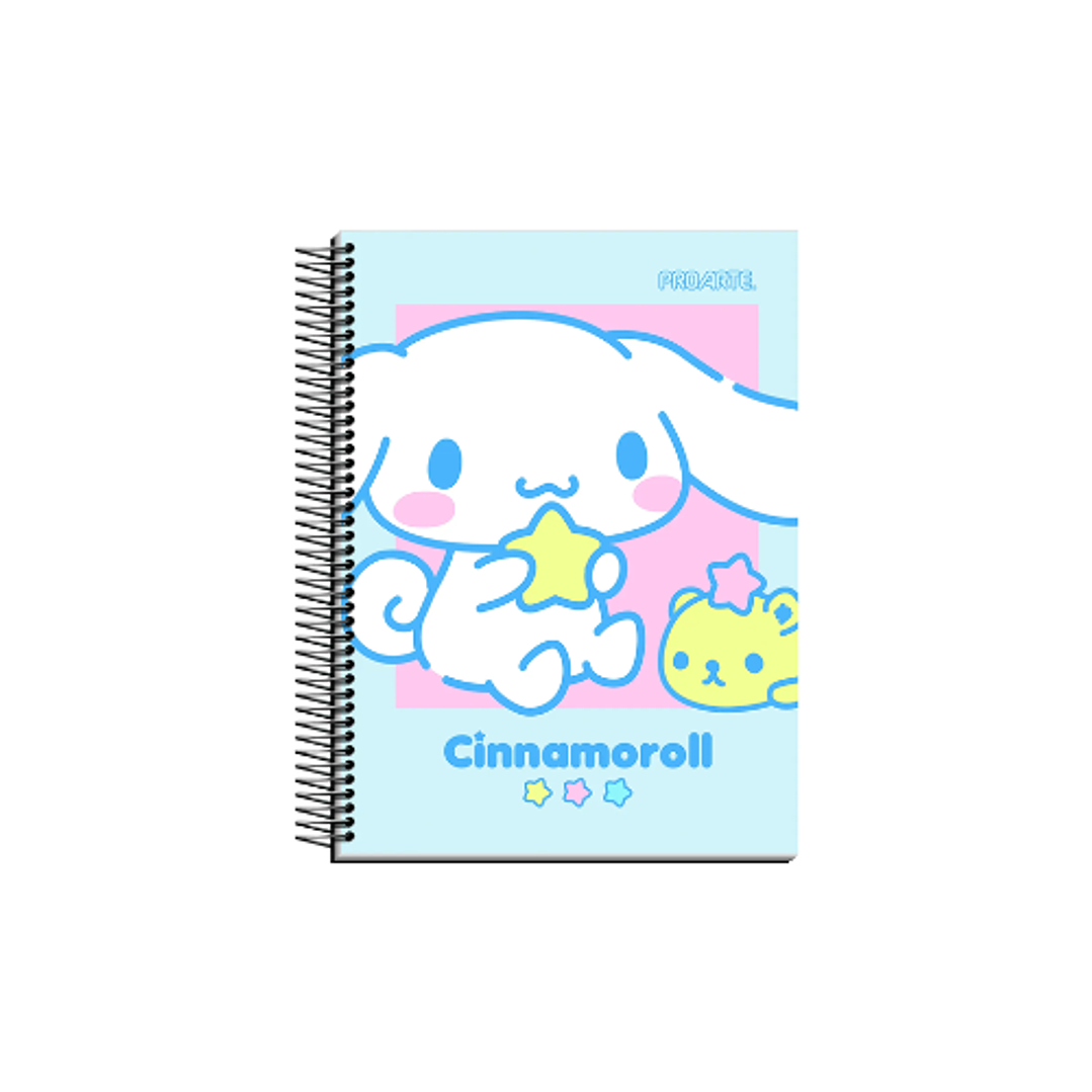 Cuaderno cuarta 17x21cm mat 7mm 150hjs cinnamoroll proarte 3