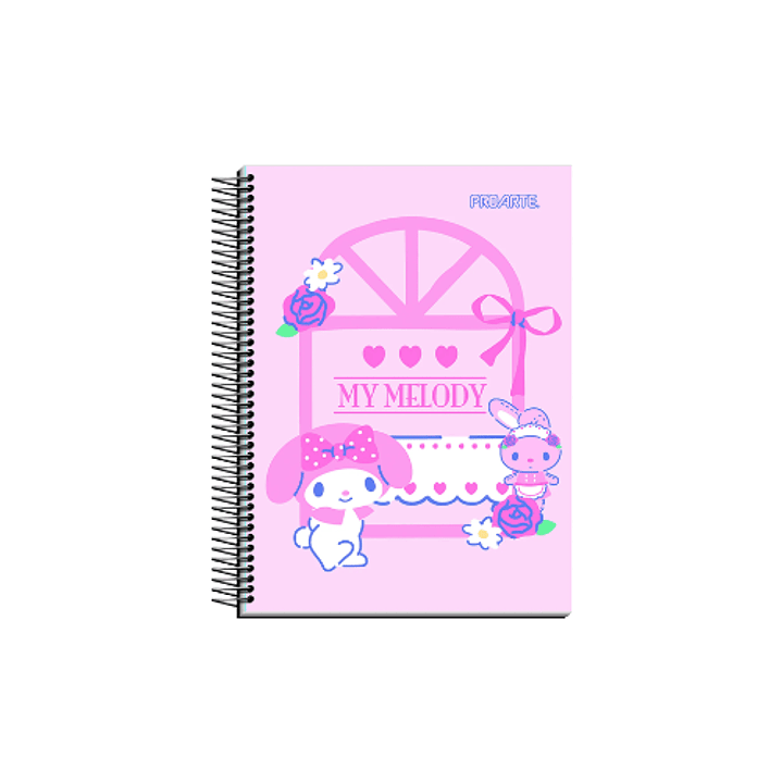 Cuaderno triple carta mat 7mm 150hj my melody proarte 3