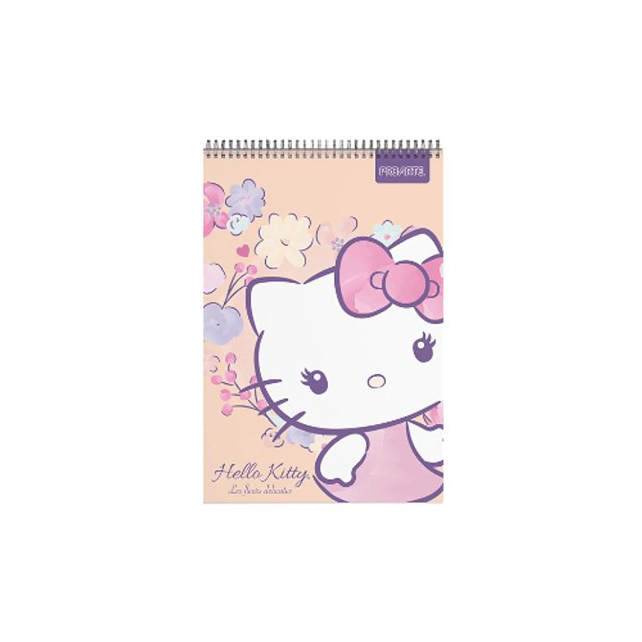 Croquera 16x21cm 80 hojas 80grs hello kitty proarte 1