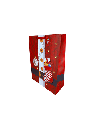 Bolsa regalo jumbo 30x40 santa belt feco