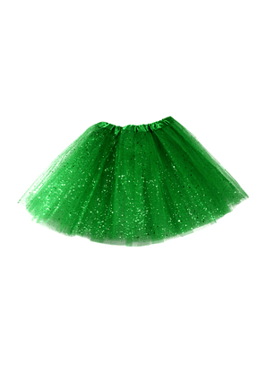 Tutu brillo 30cm verde feco