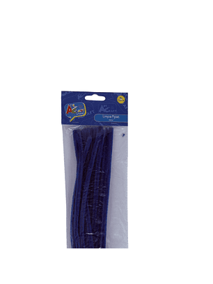 Varilla chenille  20un (limpiapipas) azul 30cms art&craft