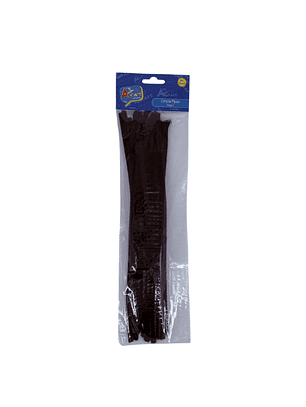 Varilla chenille  20un (limpiapipas) negro 30cms art&craft