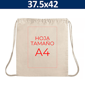 Bolsa Algodón - 37,5 x 42 cms.