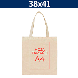 Bolsa Algodón - 38 x 41 cms.