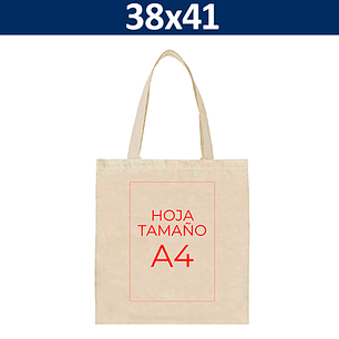 Bolsa Algodón - 38 x 41 cms.