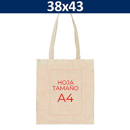 Bolsa Algodón - 38 x 43 cms. 1