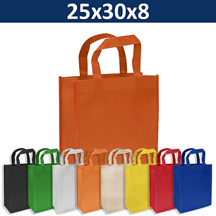 Bolsa Reutilizable TNT - 25 x 30 x 8 cms.