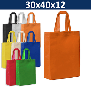 Bolsa Reutilizable TNT - 30 x 40 x 12 cms.