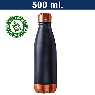 Botella Acero Inoxidable Térmica Encobrizada 500 ml