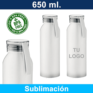 Botella Sublimable Aluminio 650 ml