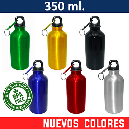 Botella Deportiva Aluminio 350 ml 1