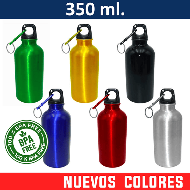 Botella Deportiva Aluminio 350 ml 1