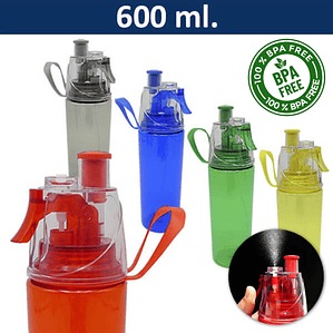 Botella con Rociador 600 ml