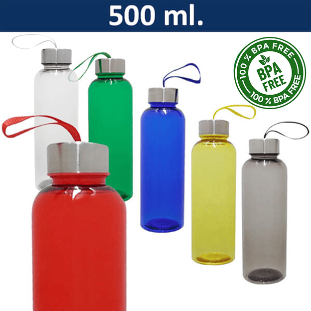 Botella Plástica con Cinta 500 ml 1