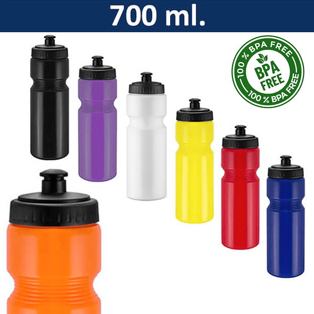 Caramayola Deportiva Plástica 700 ml 1