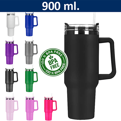 Mug Térmico Acero Inoxidable 900 ml 1