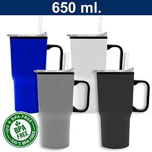 Mug Térmico Acero Inoxidable 650 ml