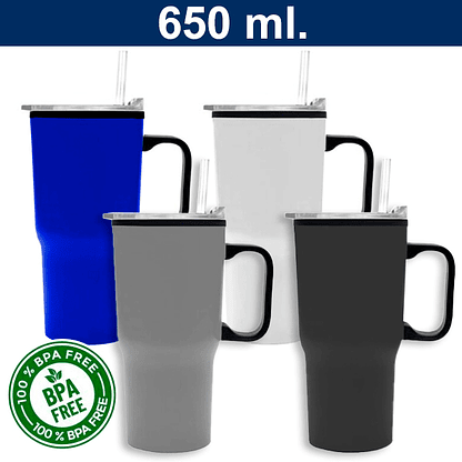 Mug Térmico Acero Inoxidable 650 ml 1