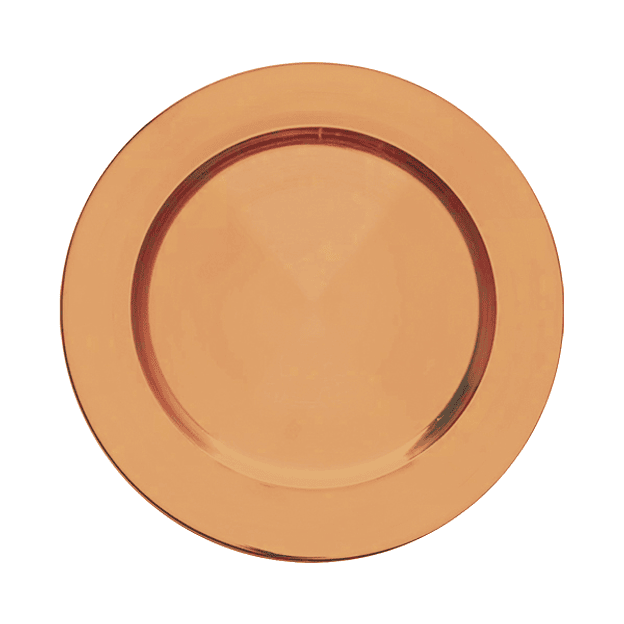 Set De 2 Posavasos Encobrizados Lisos 1