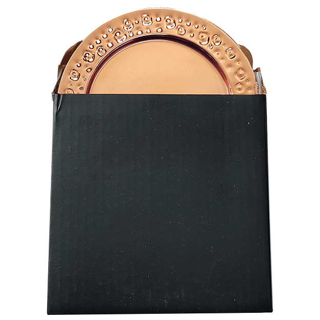 Set De 2 Posavasos Encobrizados Martillado 2