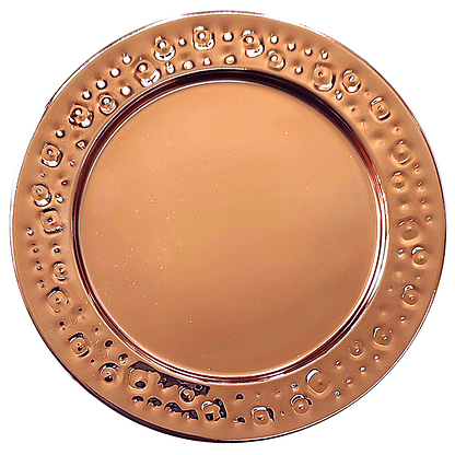 Set De 2 Posavasos Encobrizados Martillado 1